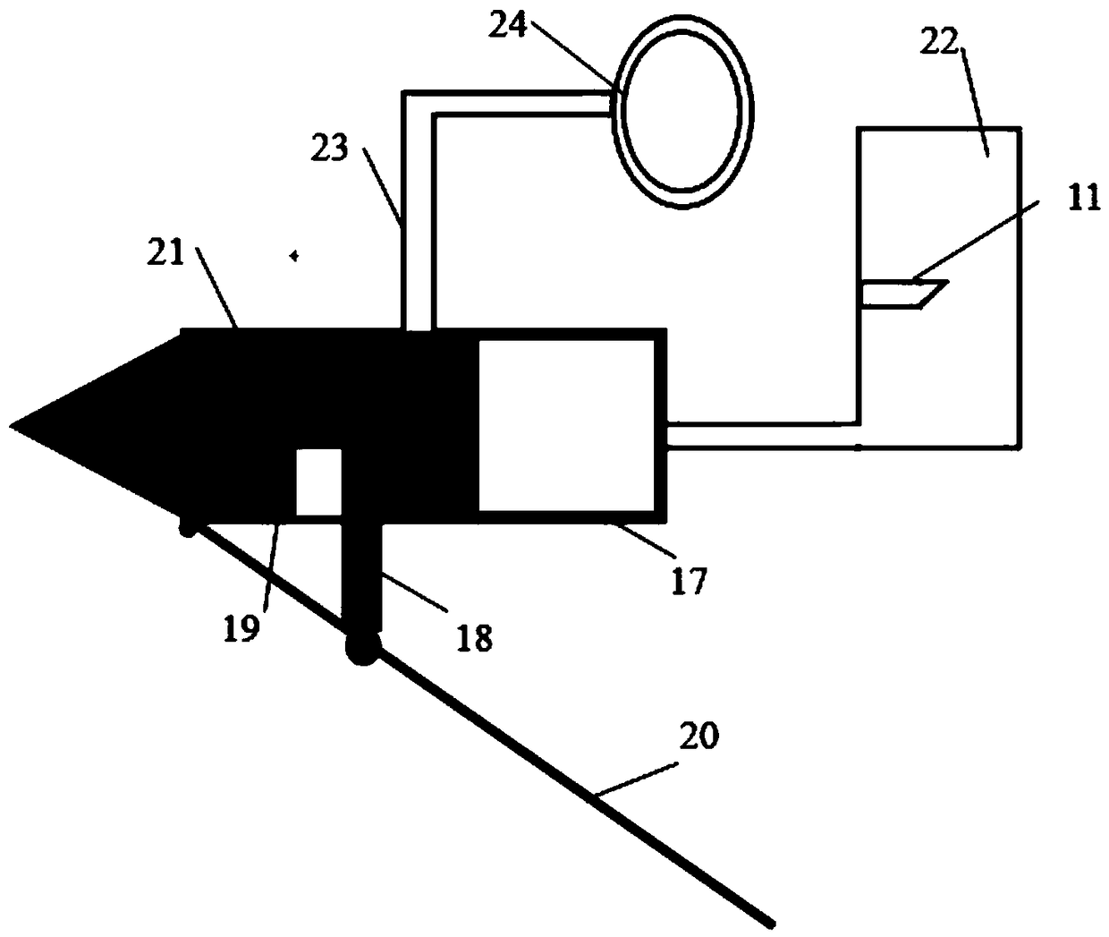 A vehicle falling into water early warning and lifesaving system and method