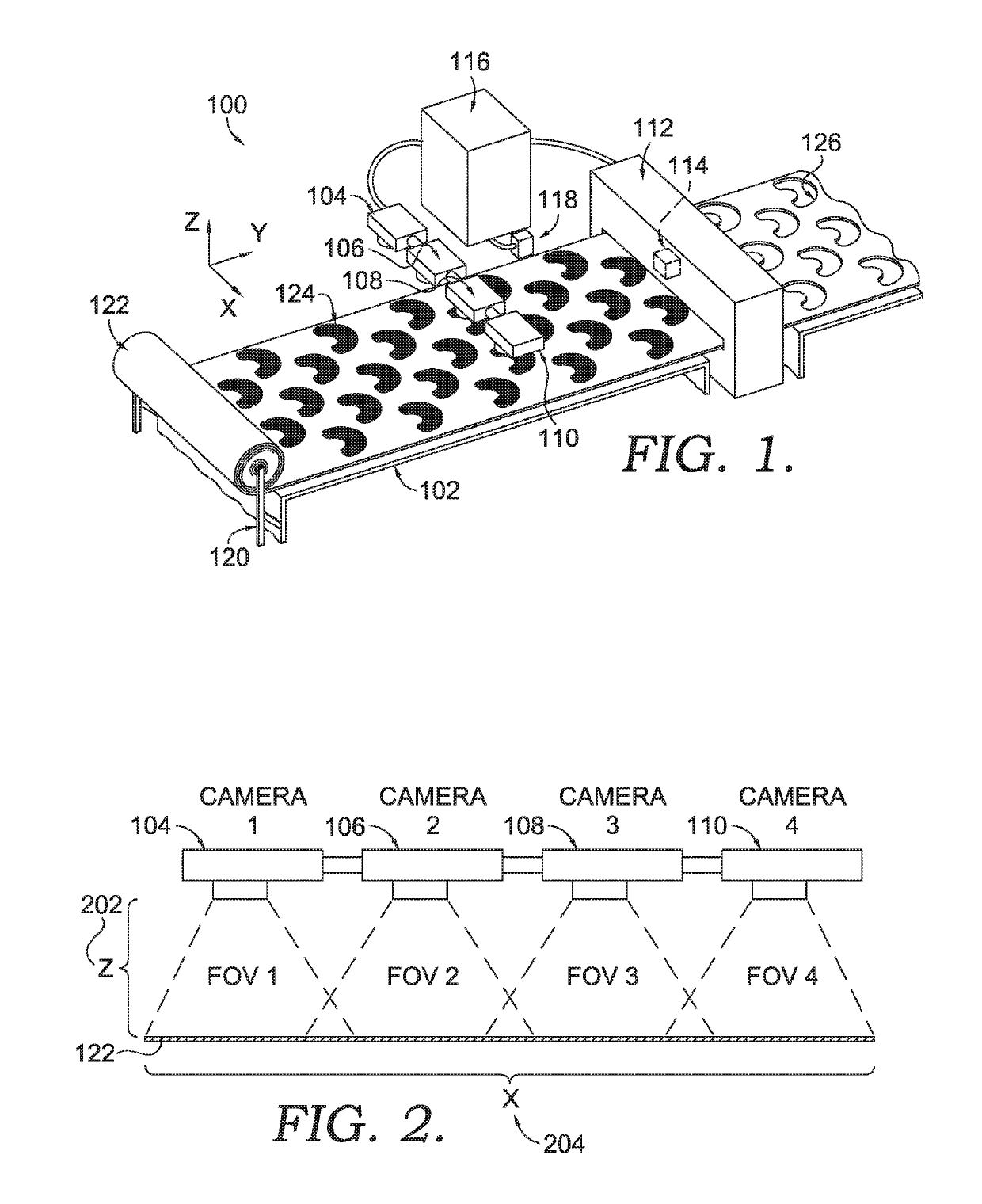 Image stitching for footwear component processing