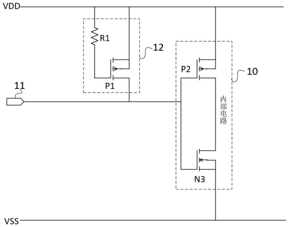 An electrostatic protection circuit, semiconductor integrated circuit device and electronic equipment