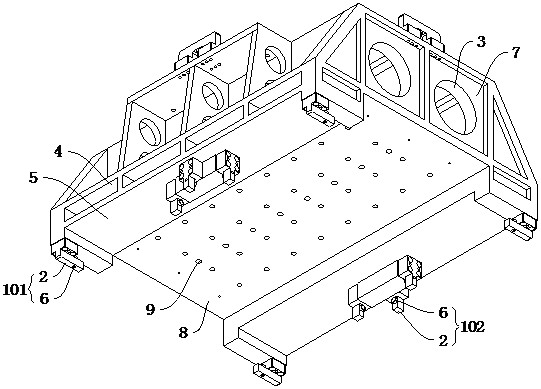 Loading head for load calibration of a wind tunnel balance