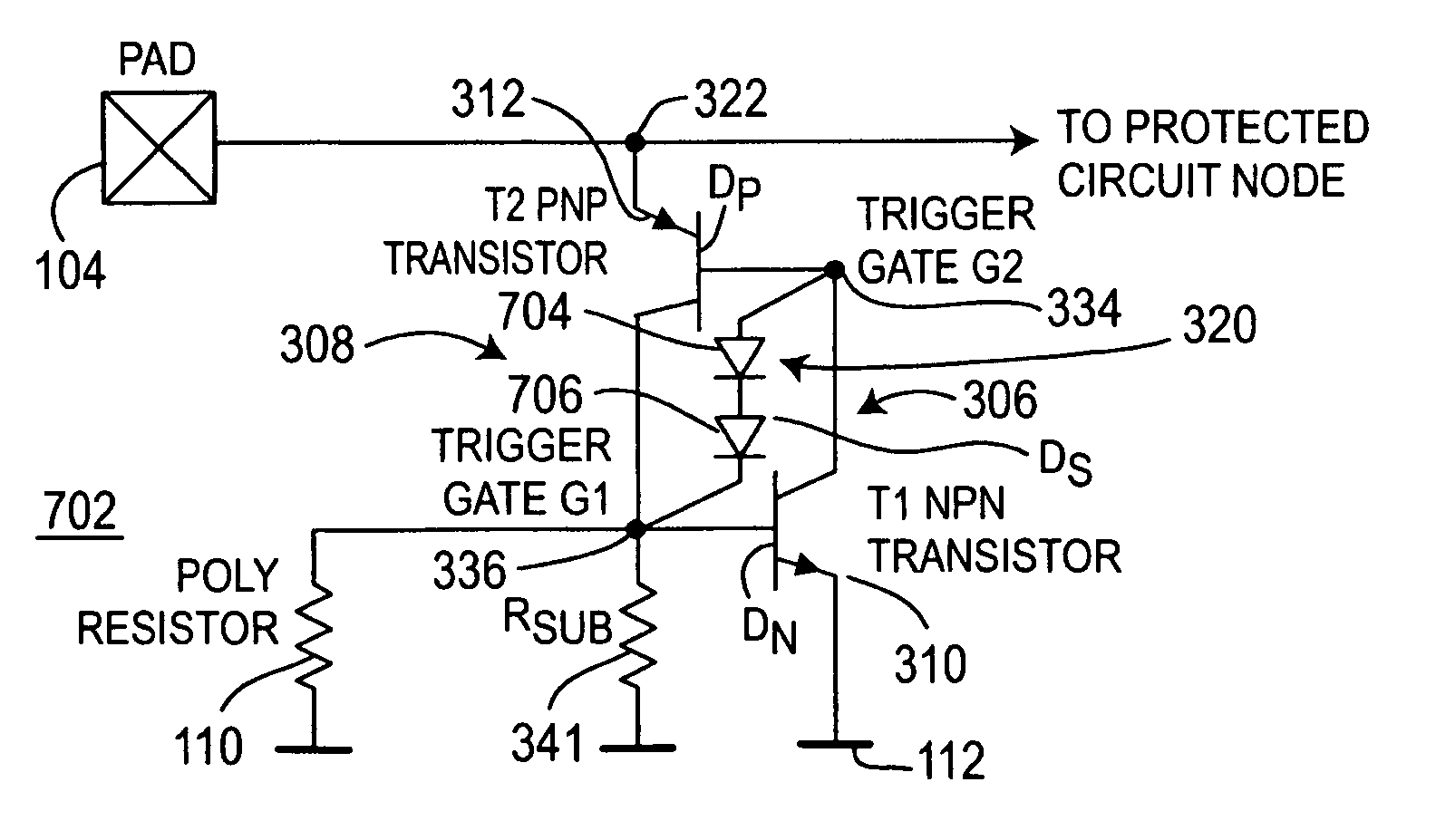 Electrostatic discharge protection structures for high speed technologies with mixed and ultra-low voltage supplies