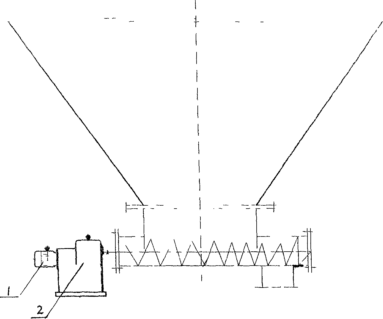 Slag discharging device for dust collector