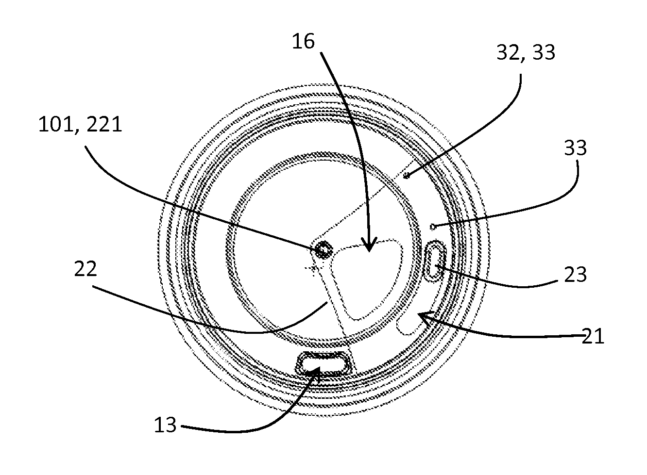 Reclosable Container Lid