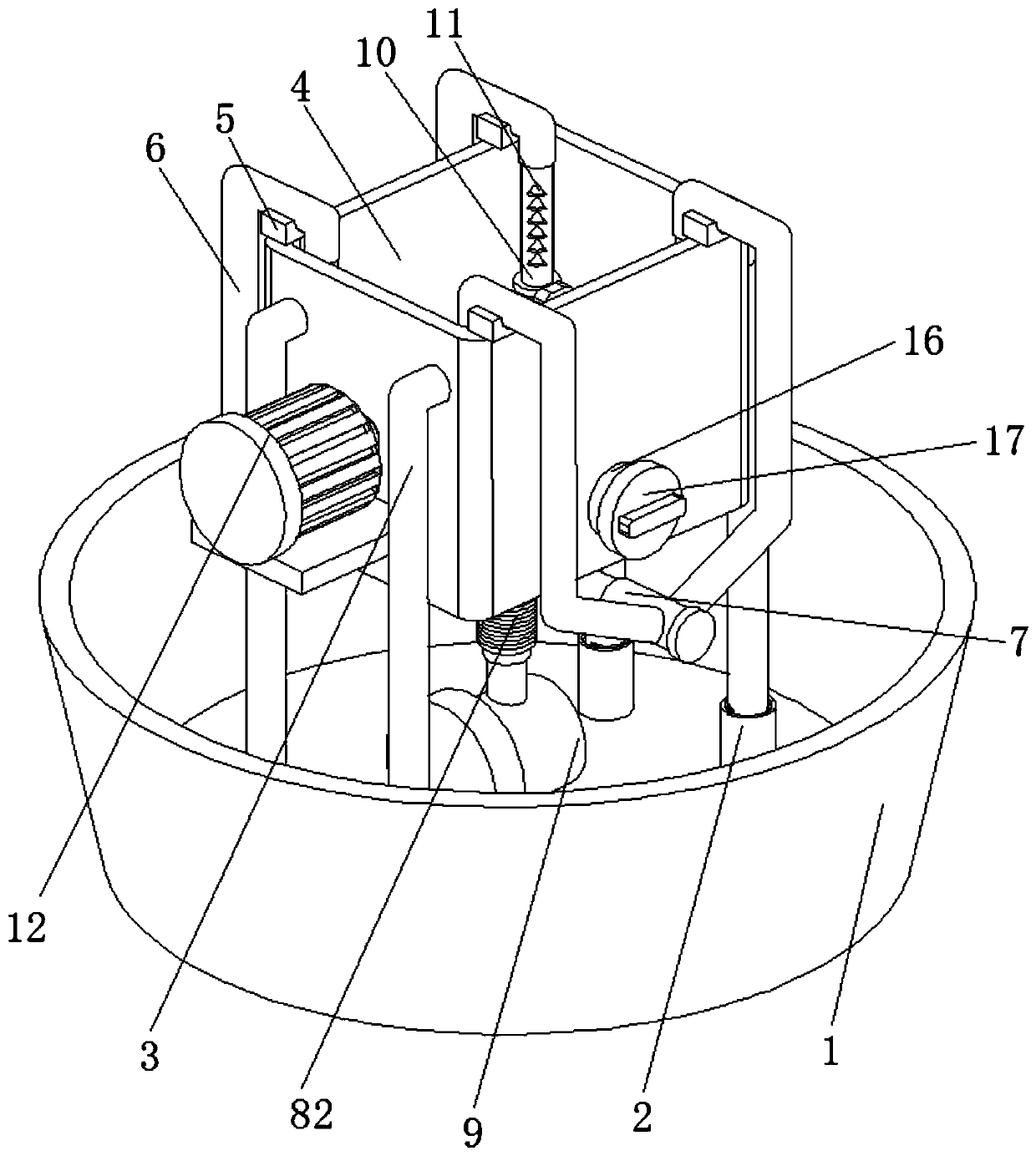 Energy-saving and environment-friendly printing and dyeing device