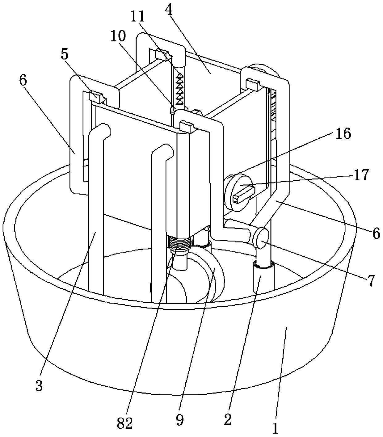 Energy-saving and environment-friendly printing and dyeing device