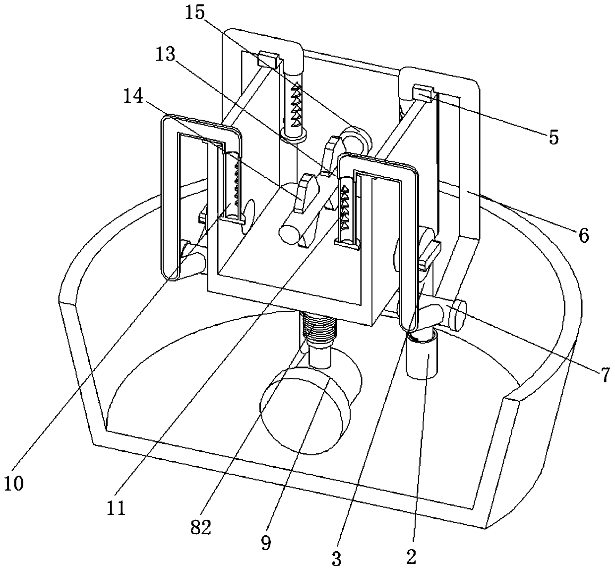 Energy-saving and environment-friendly printing and dyeing device