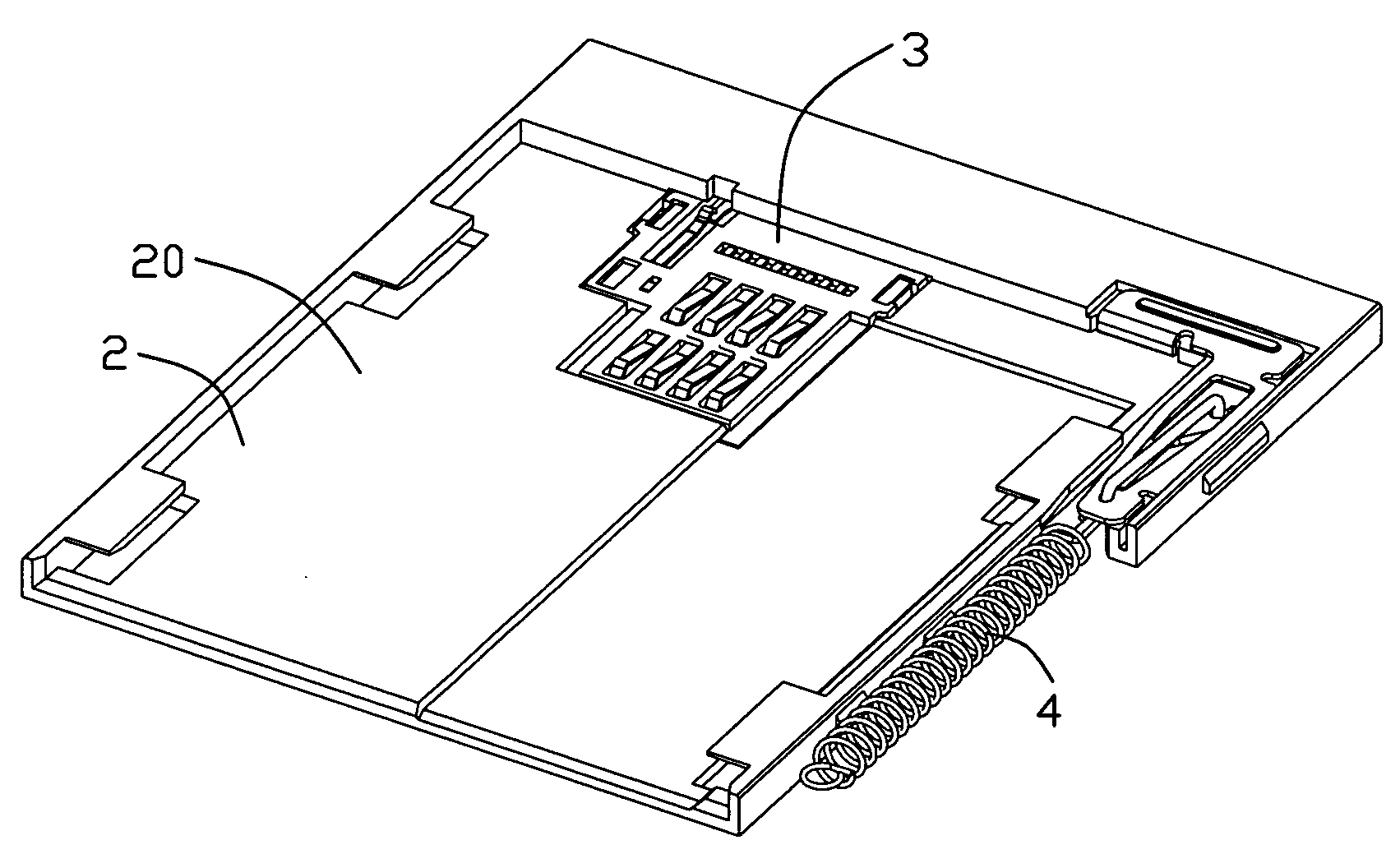 Electrical card connector