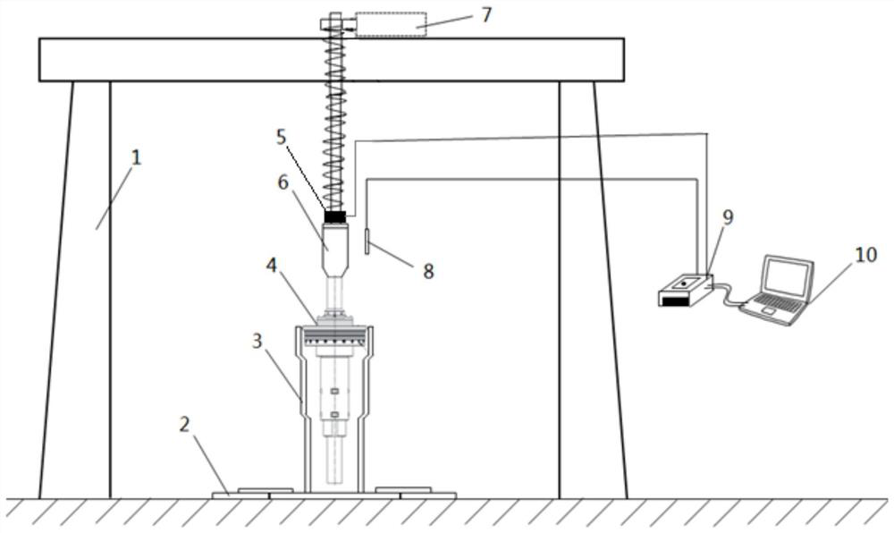 Device and method for integral tensile simulation experiment of deep-water surface conduit delivery tool