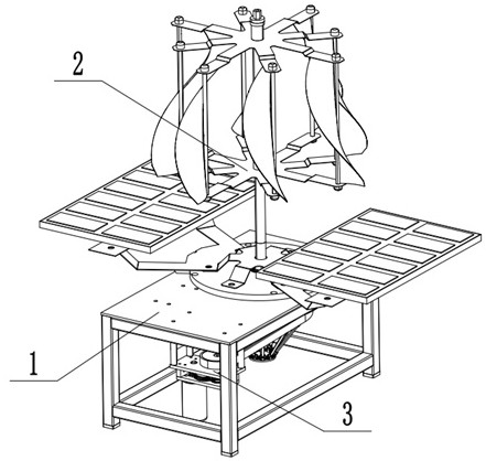 Small civil vertical-axis variable-speed wind driven generator