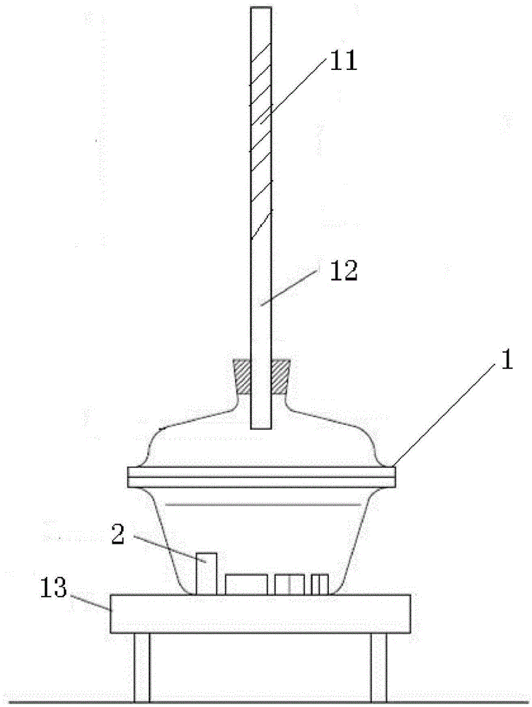 Composite insulator interface flaw detection method based on water diffusion and dissection method