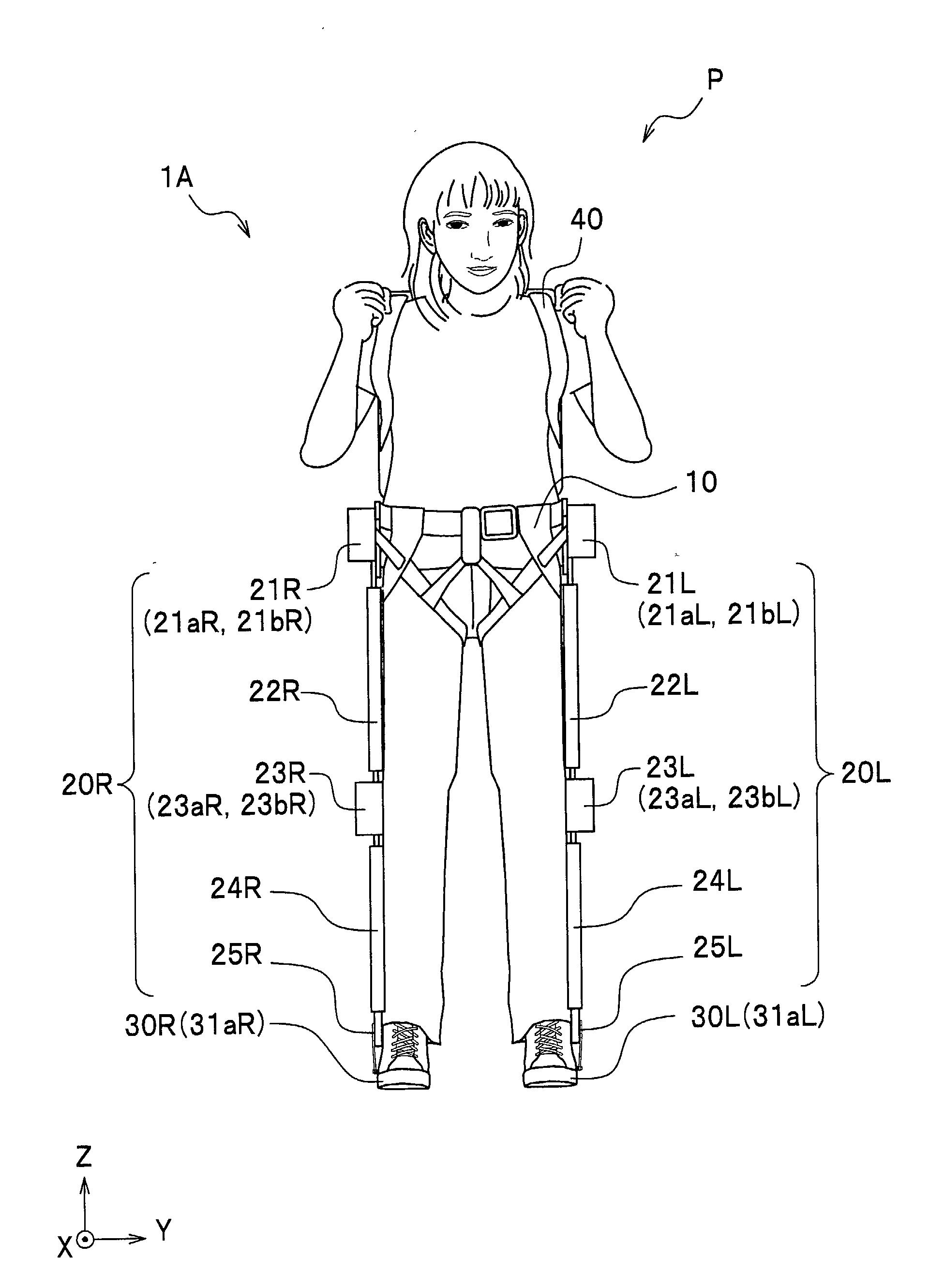 Body Weight Support Device and Body Weight Support Program