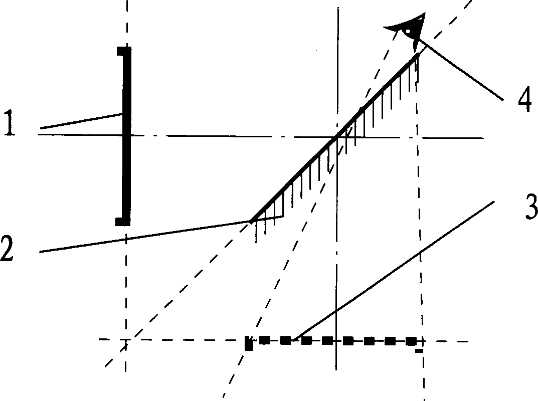 Method for realizing visual input on computer handwritten drawing board