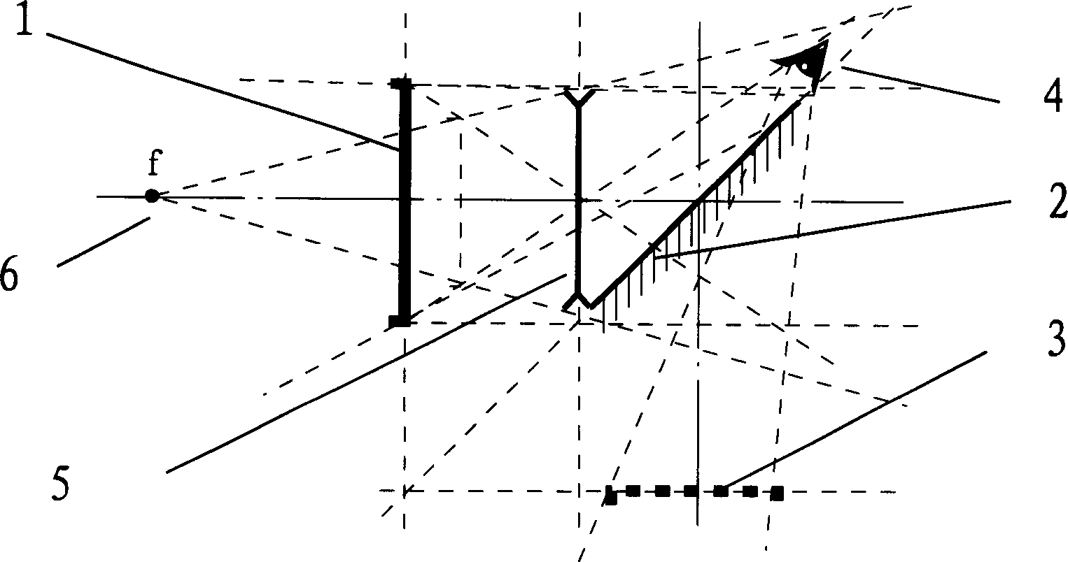 Method for realizing visual input on computer handwritten drawing board