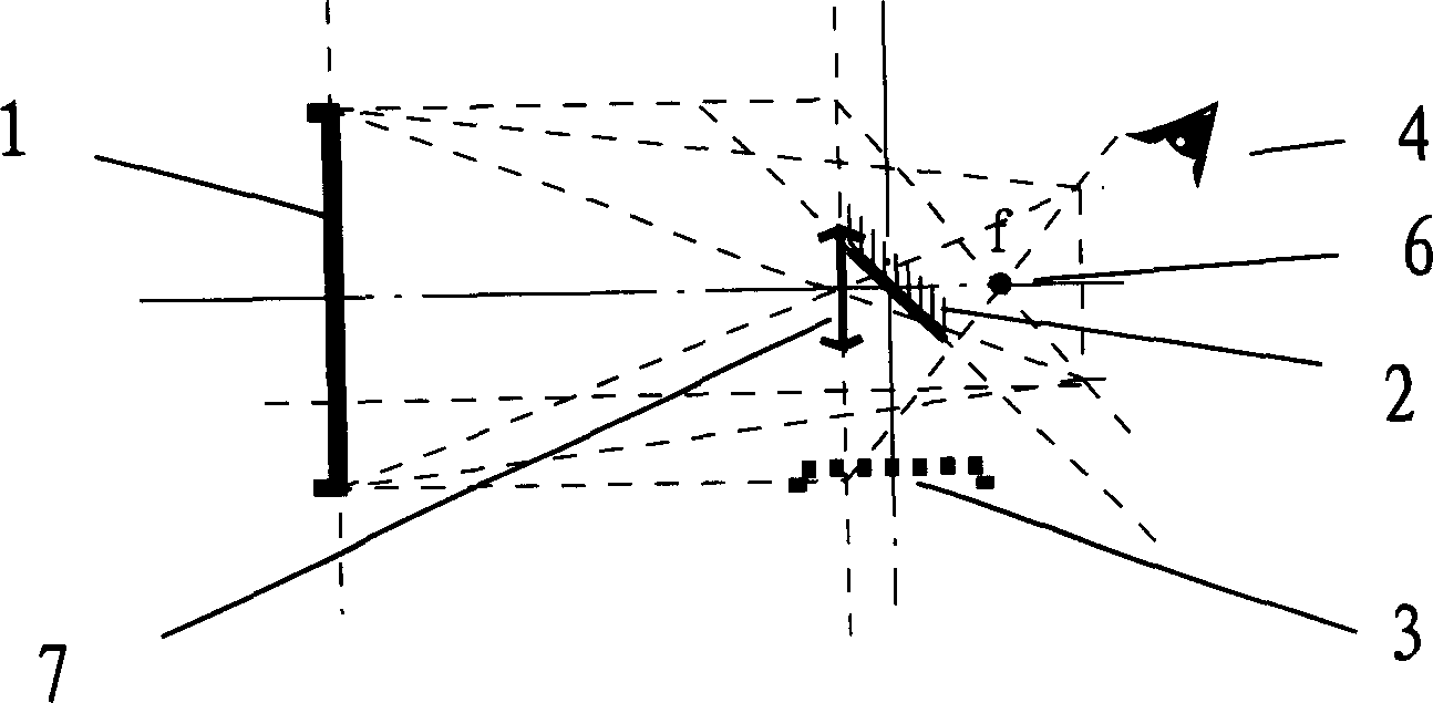 Method for realizing visual input on computer handwritten drawing board