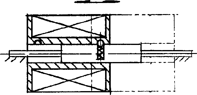 Pulse excited double steady-state electromagnetic actuator