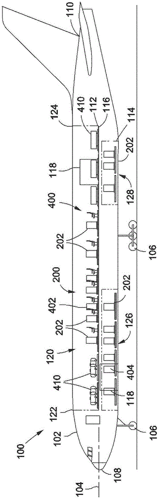 Flight test equipment installation system and method