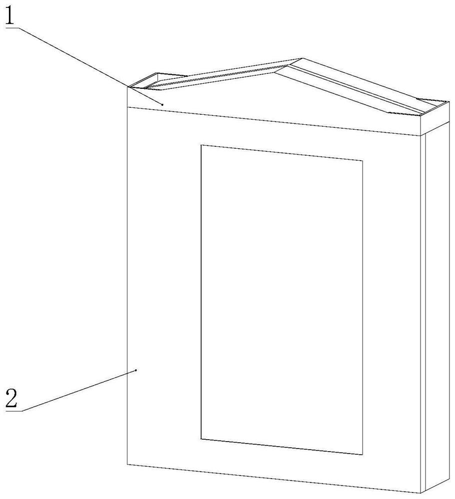 High-altitude advertising lamp box with automatic cleaning function