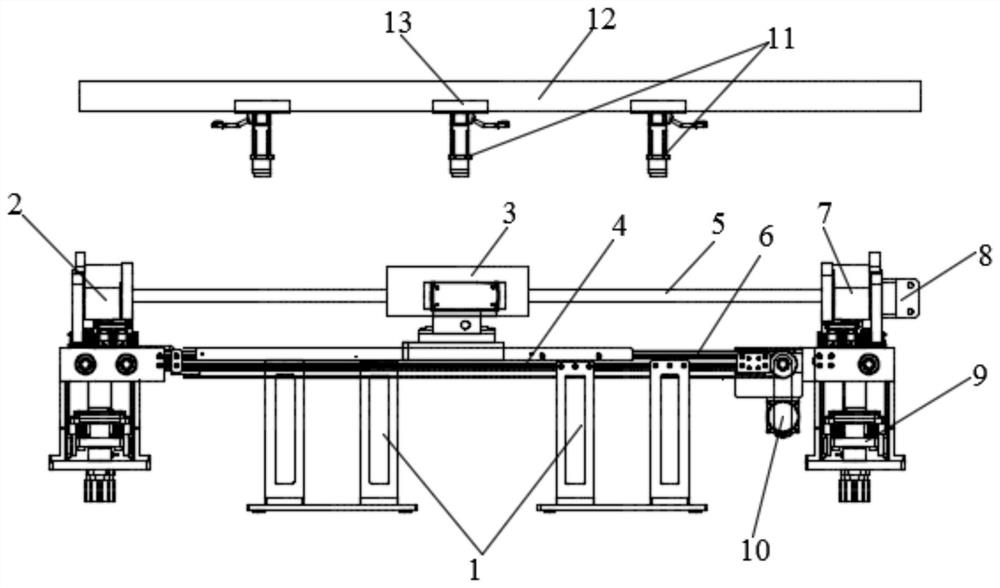 Rapid derusting and straightening equipment for oil field petroleum drilling drill rod