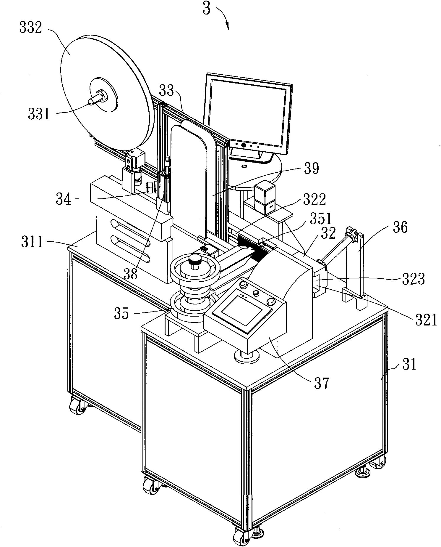 Automatic production and assembly method of internal memory connector