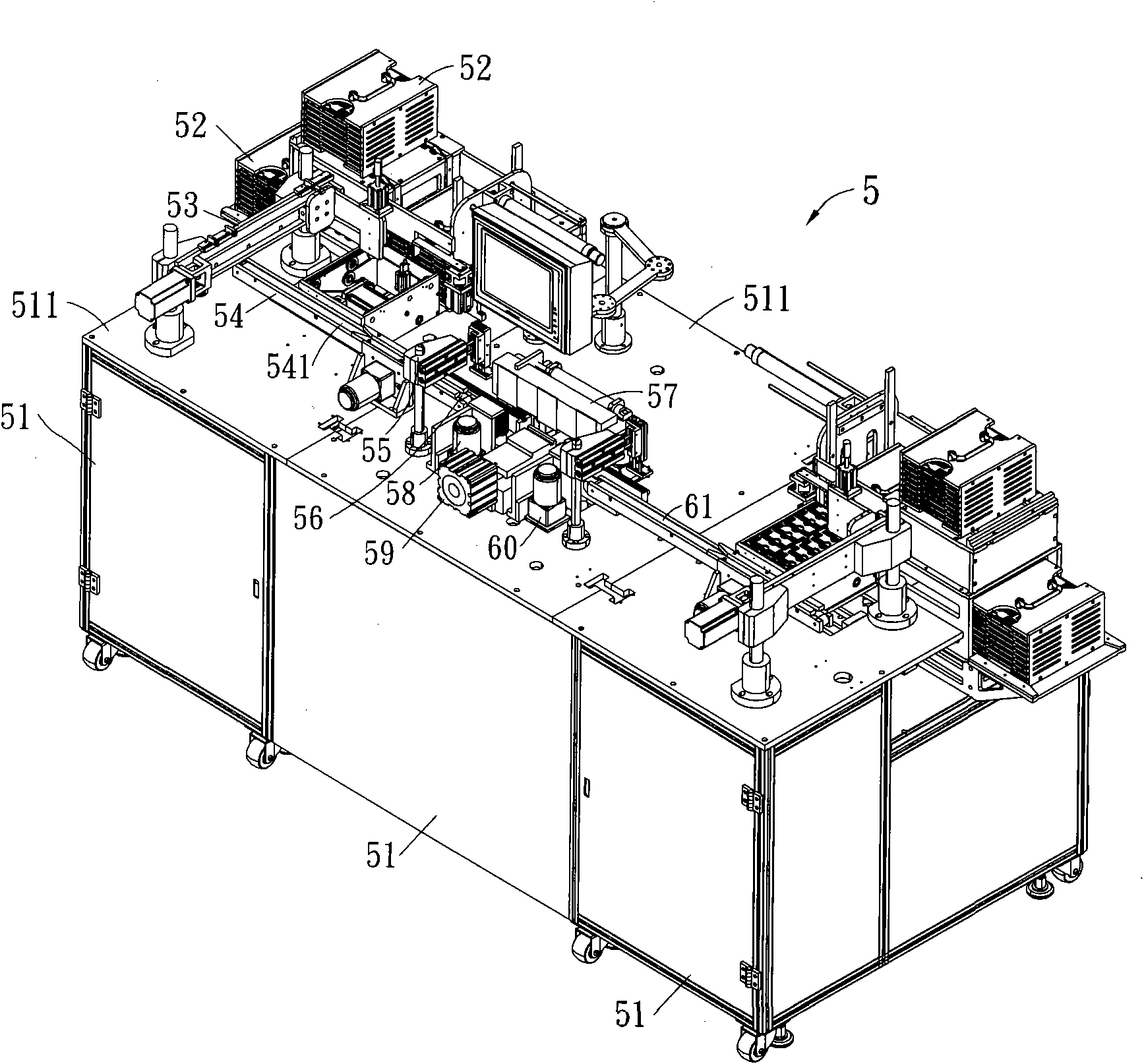 Automatic production and assembly method of internal memory connector