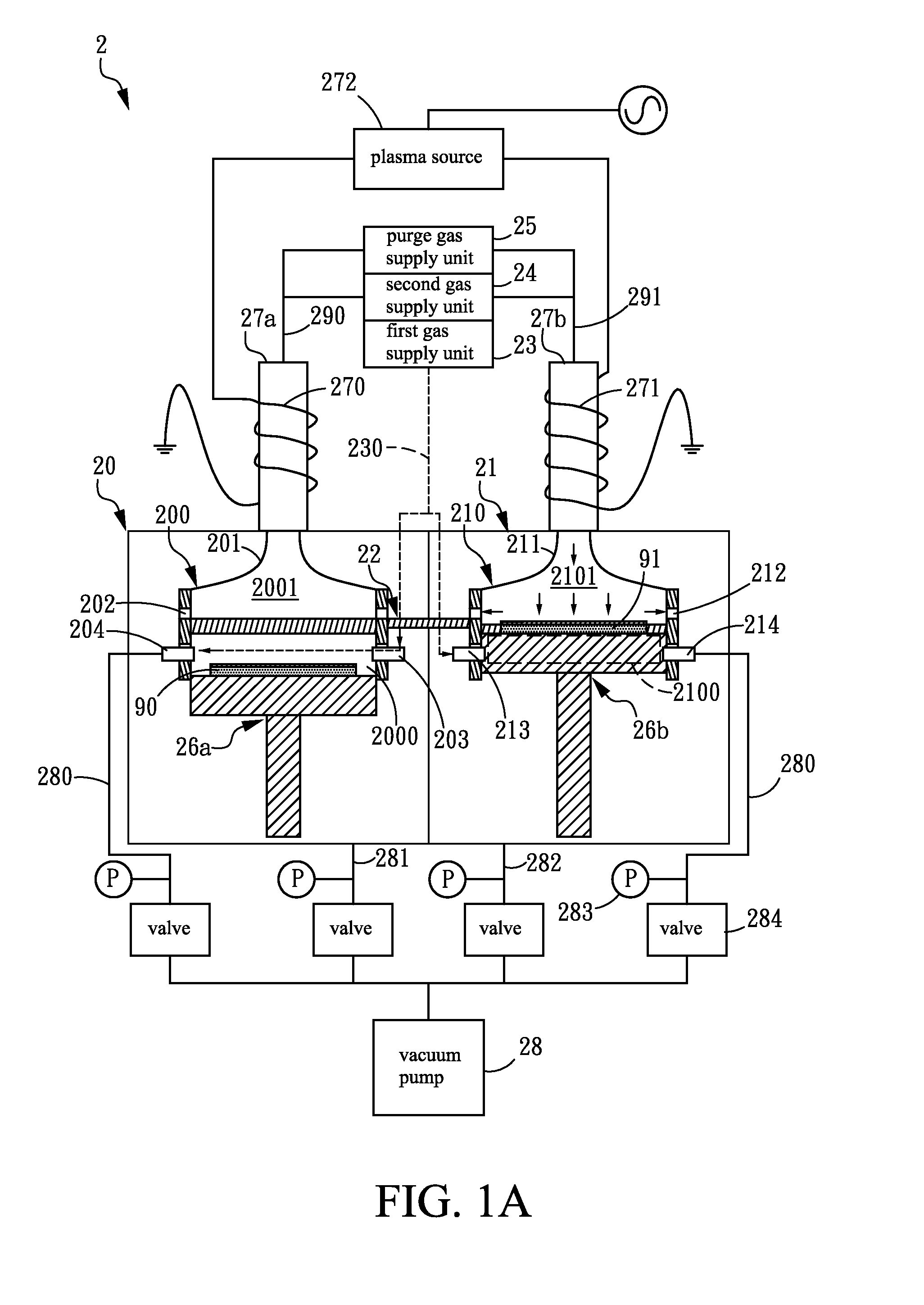 Plasma enhanced atomic layer deposition apparatus and the controlling method thereof