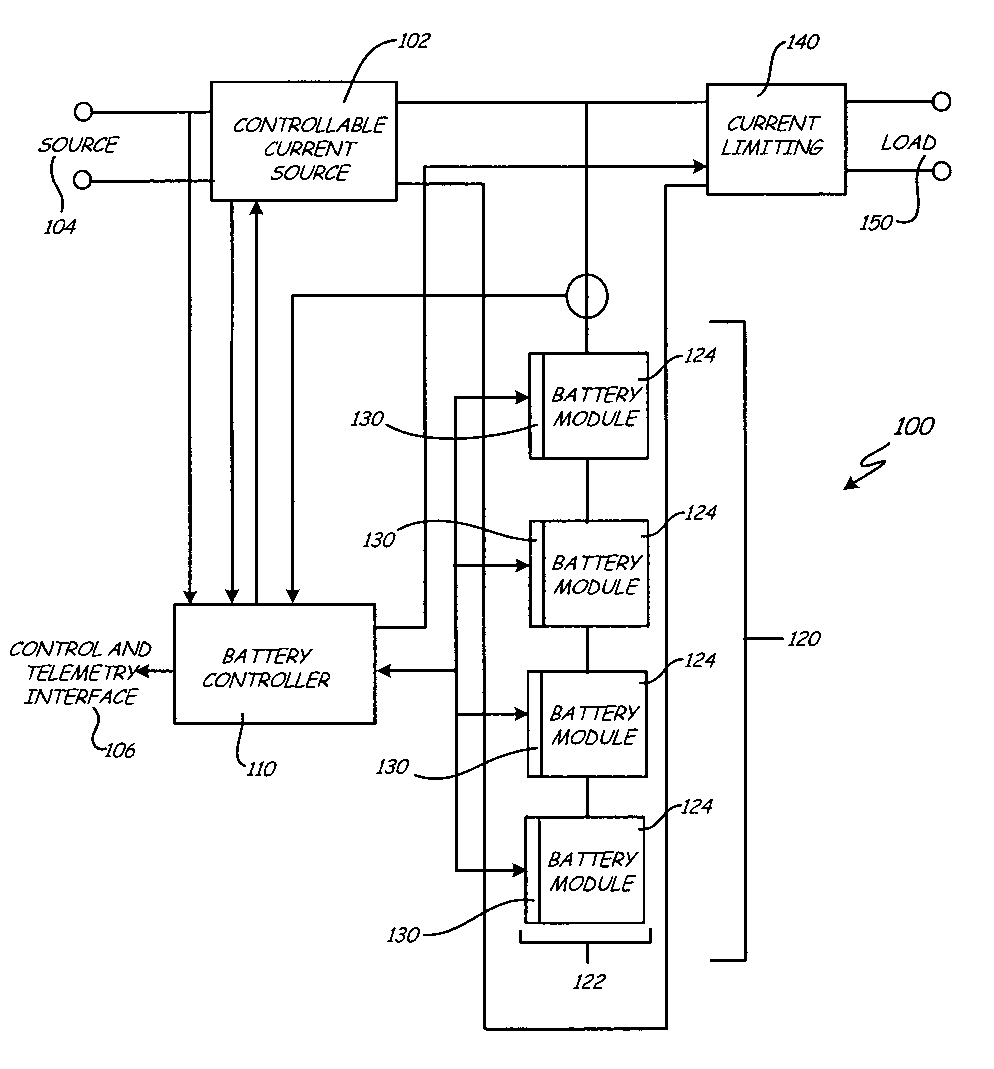 Stackable battery module