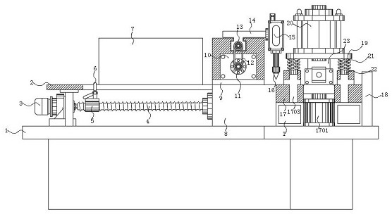 Integrated machining equipment for automatically positioning and bending three-groove bent iron plate