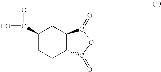 Liquid cyclohexane-tricarboxylic acid anhydride