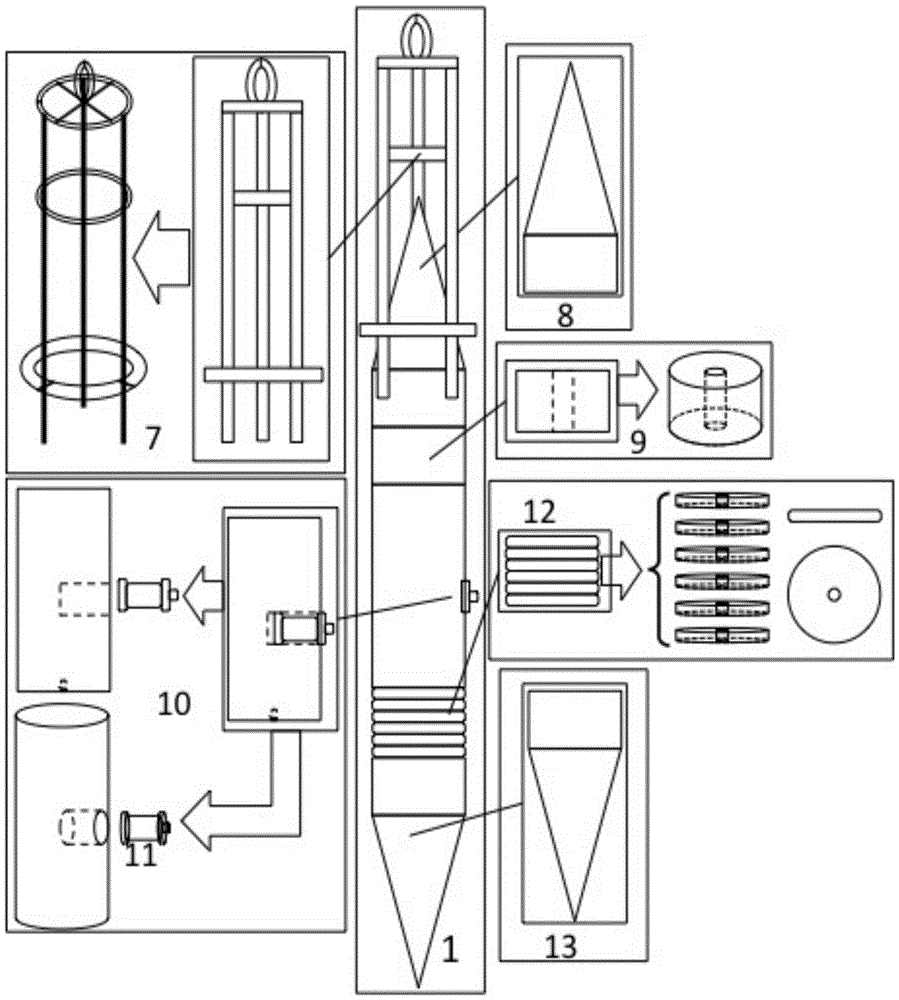 A cableless long-term observation device for deep seabed pore water pressure with automatic lifting