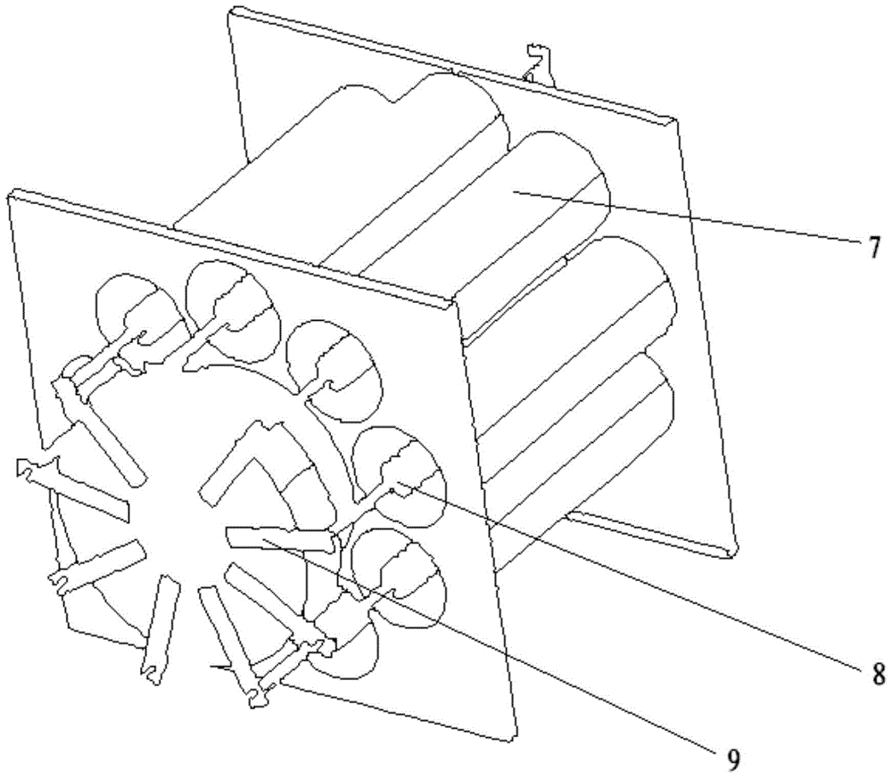 High-energy ion field generating device and ion field generating method