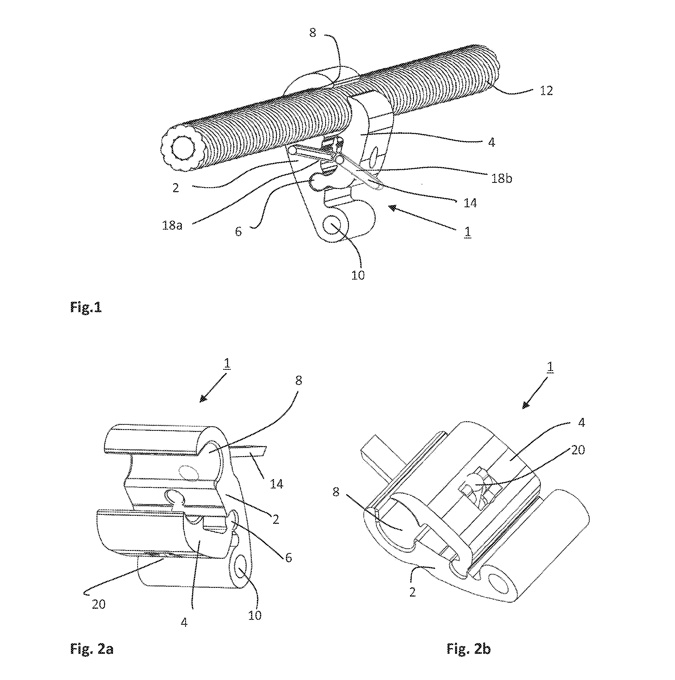 Method for securing a securing clamp on a cable of an overhead transmission line, manipulator and securing clamp