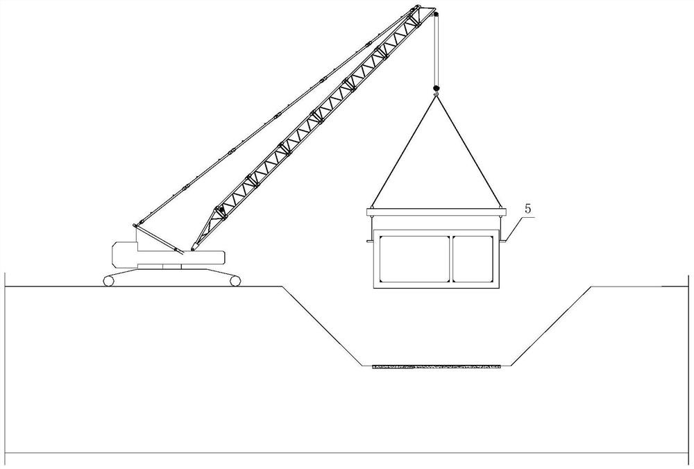 Construction method of a large prefabricated pipe gallery