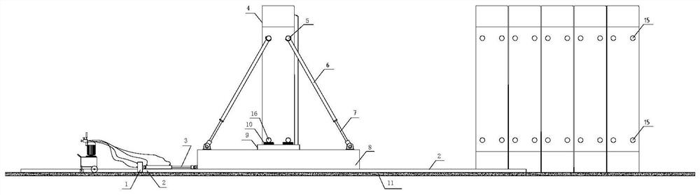 Construction method of a large prefabricated pipe gallery