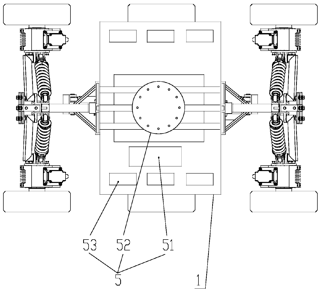 Unmanned obstacle crossing vehicle