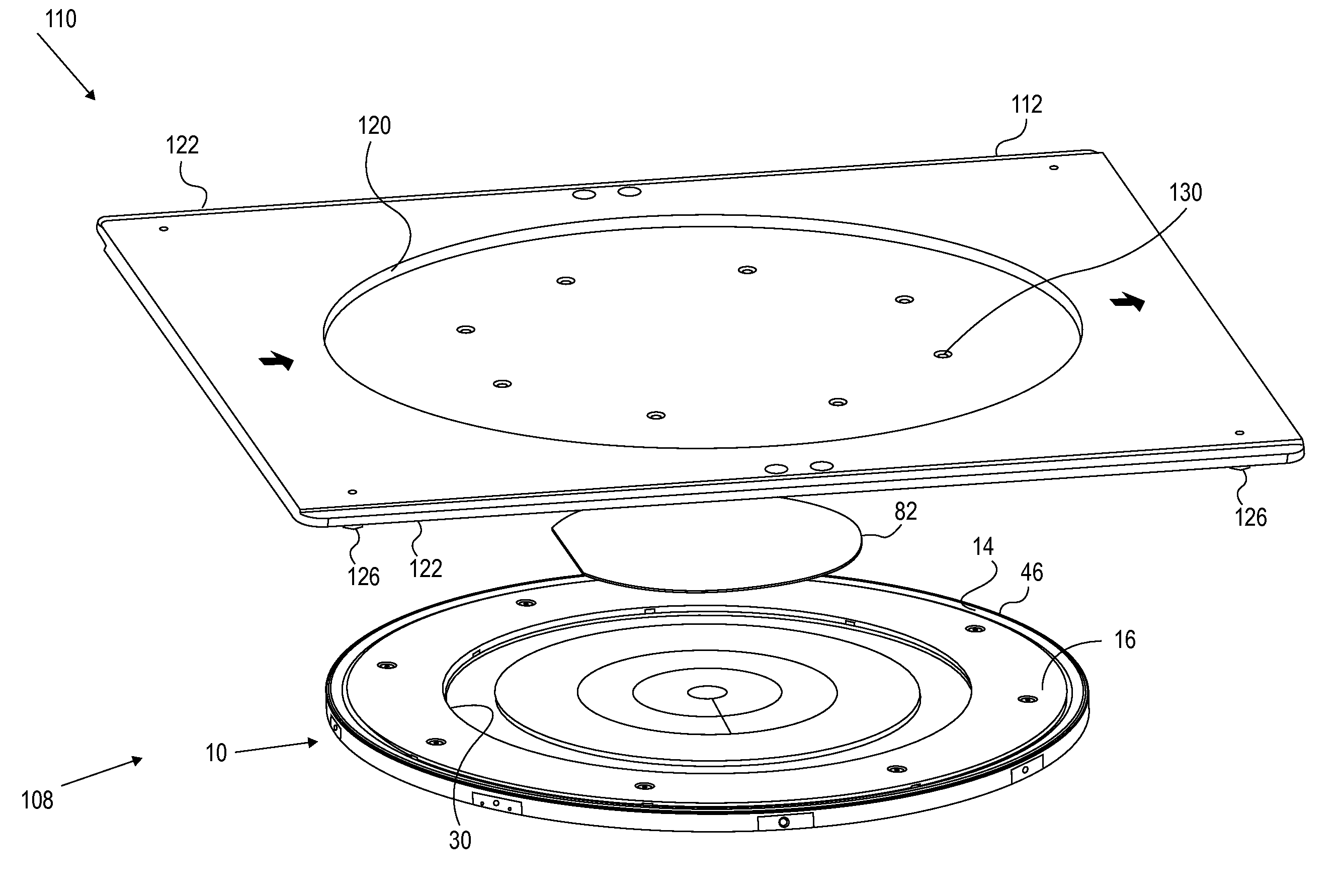 Electronics tester with a signal distribution board and a wafer chuck having different coefficients of thermal expansion