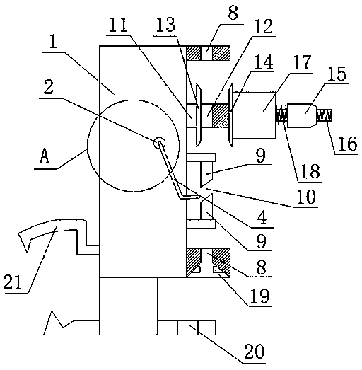 Thread break detection device for thread guide tubes