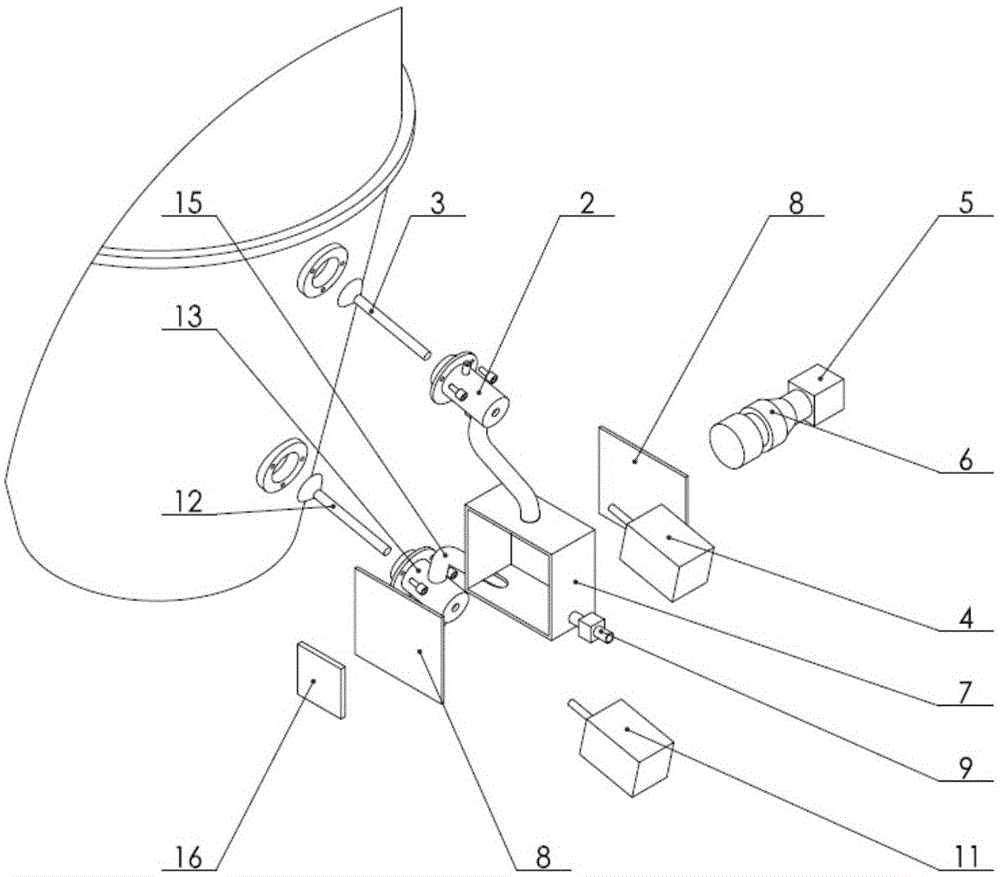 Pharmaceutical fluidized bed particle diameter distribution online detection device based on differential pressure sampling