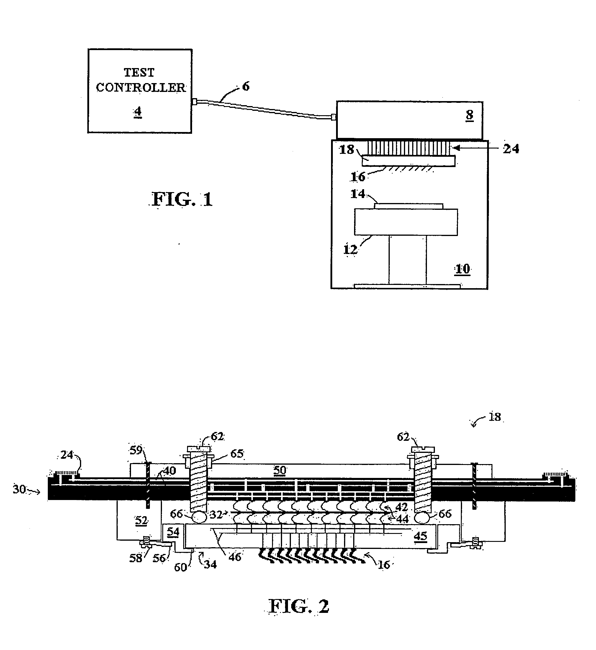 Mechanically reconfigurable vertical tester interface for IC probing