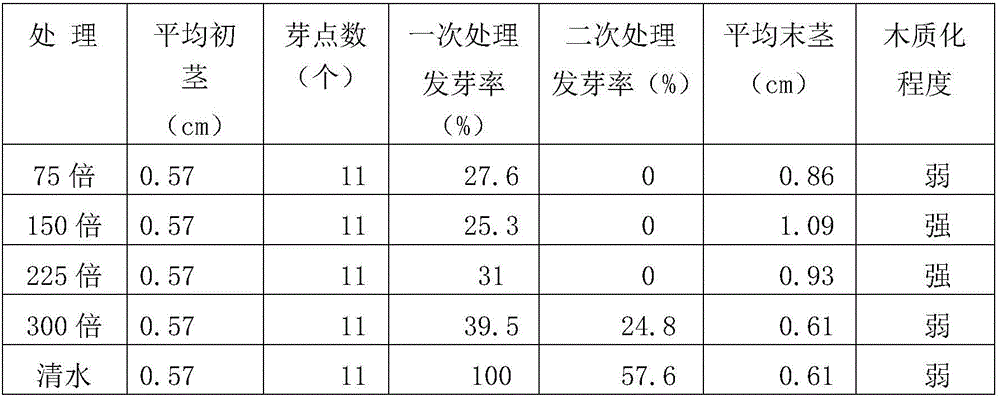 Method for promoting lignification of kudzuvine root cutting