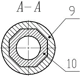 Hydraulic type anti-skidding bit feed tool