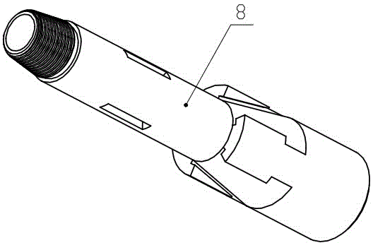 Hydraulic type anti-skidding bit feed tool