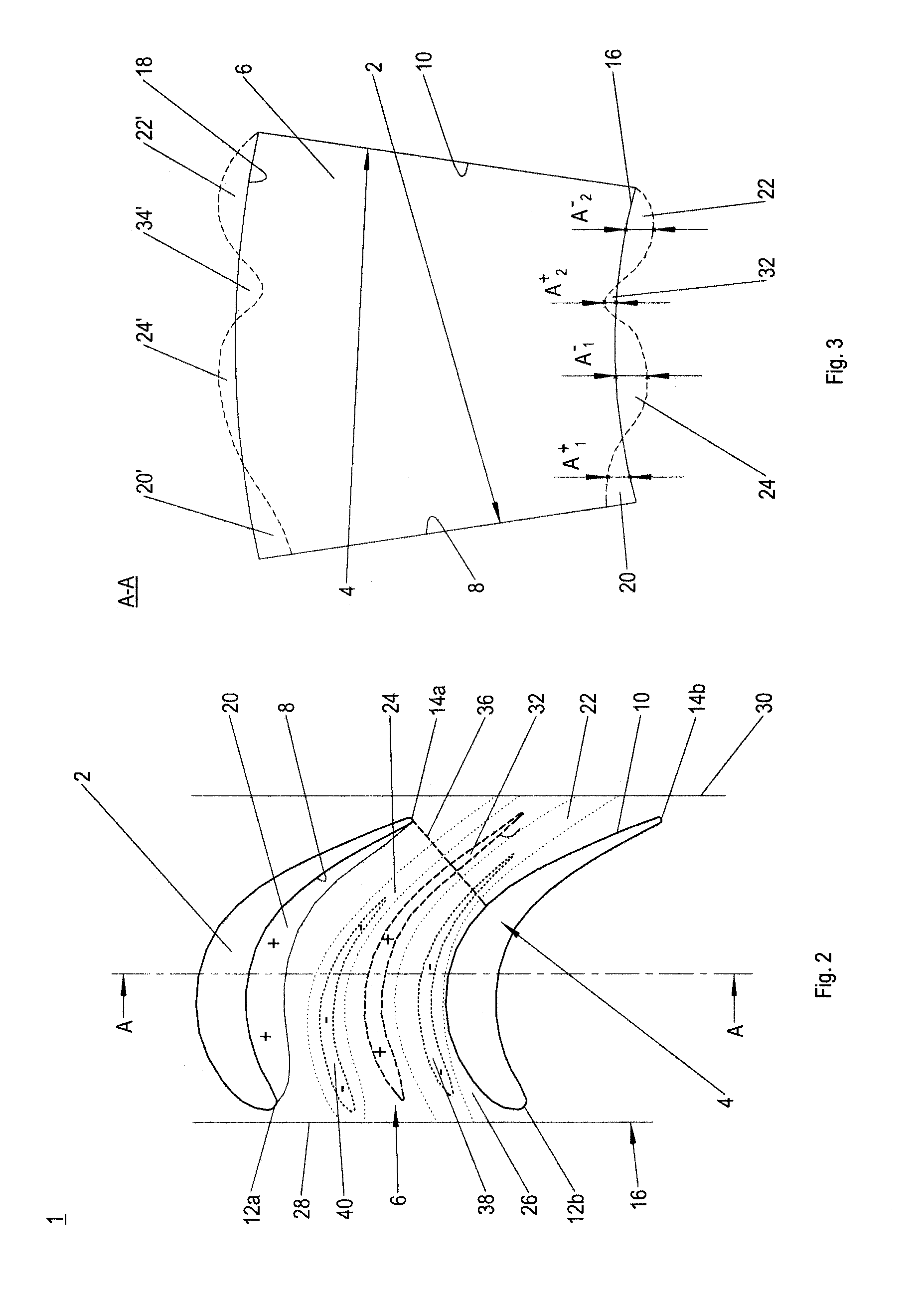 Blade cascade and turbomachine