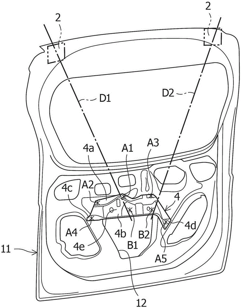 Reinforcement structure of rear tailgate of vehicle