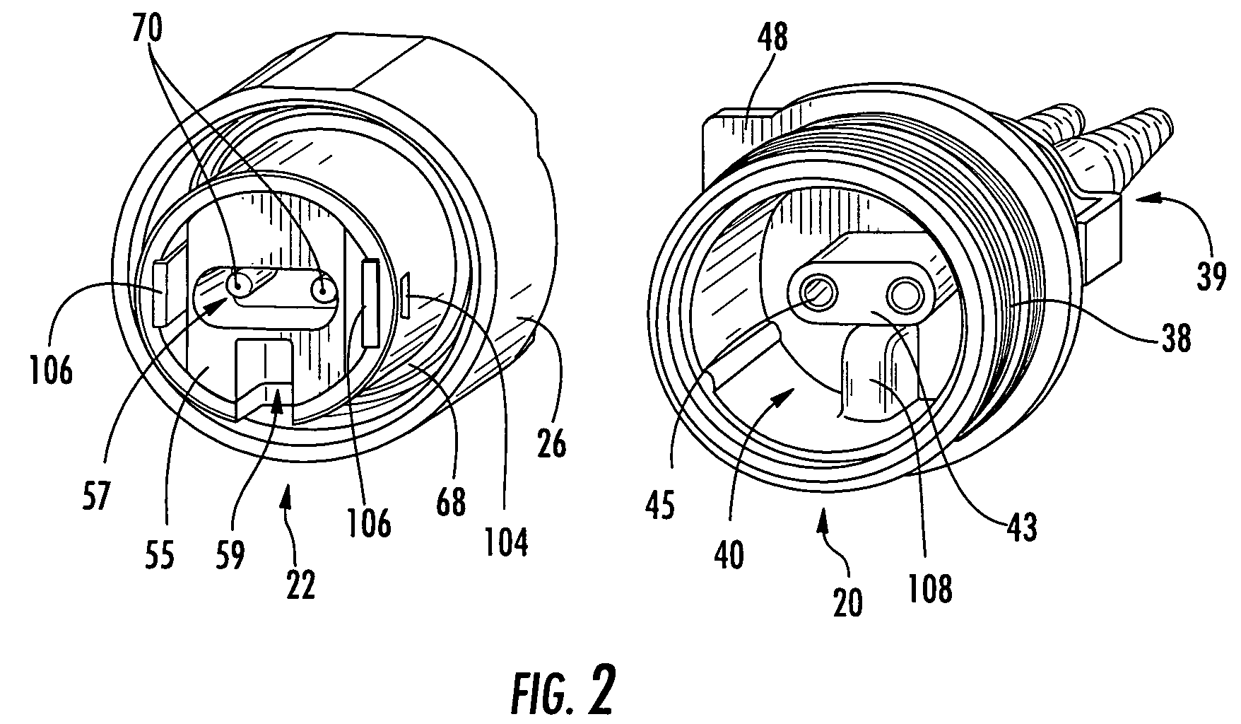 Fiber optic receptacle and plug assembly including alignment sleeve insert