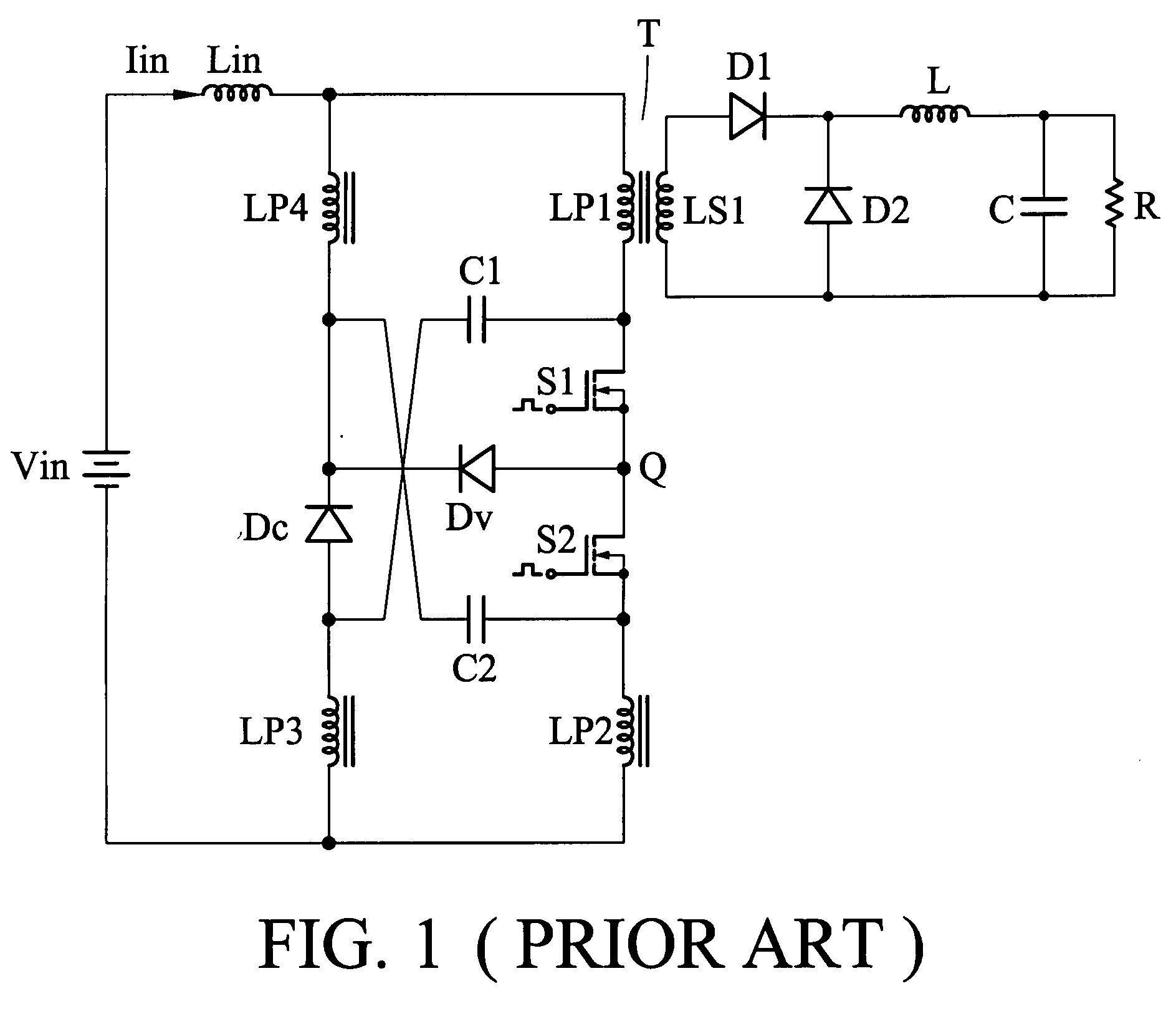 Low voltage stress power converter