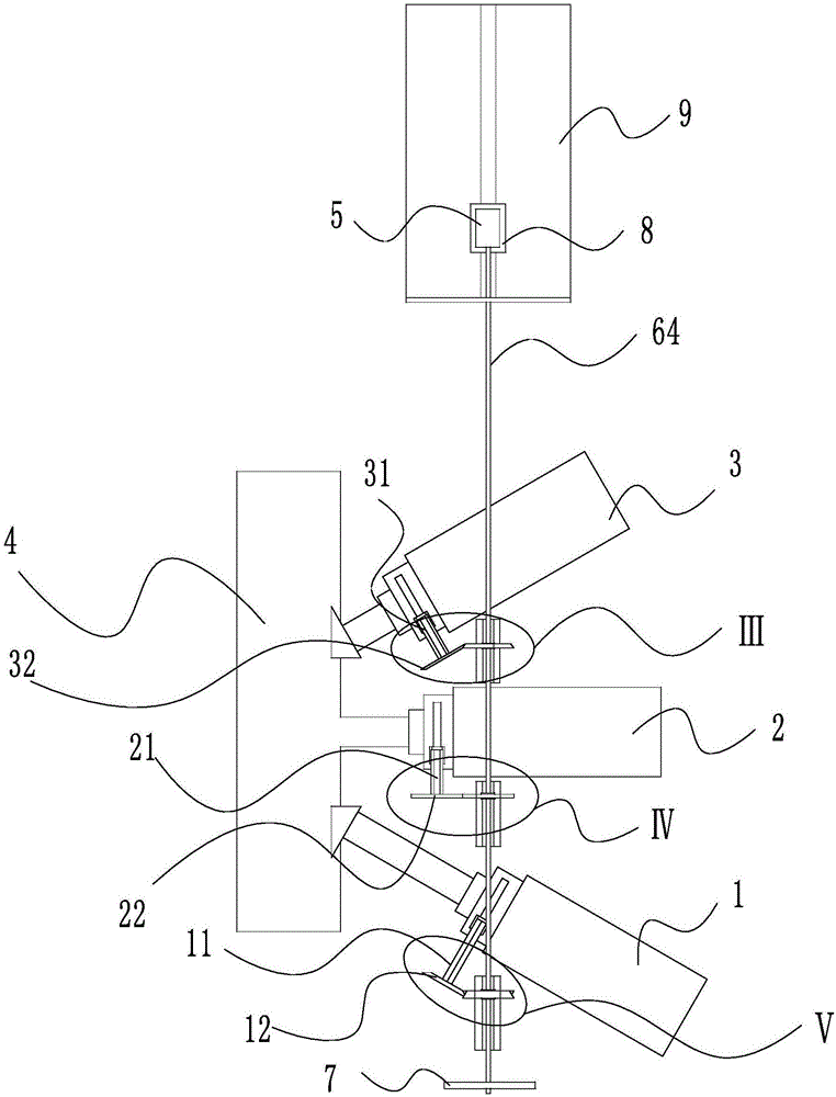 Equipment for co-extruding three layers of cables and automatically adjusting concentricity