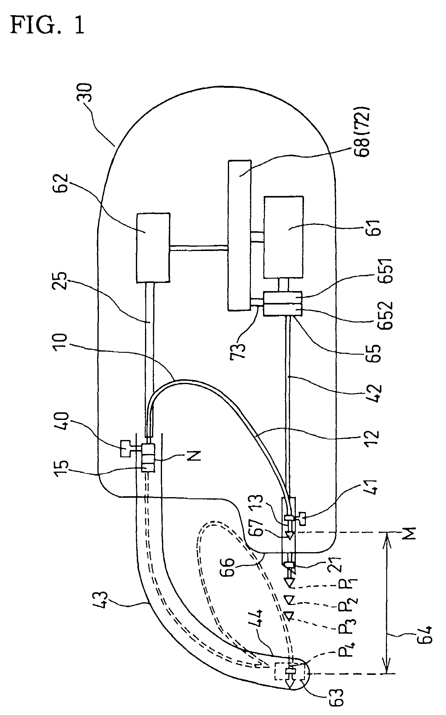 Loop pin connecting device