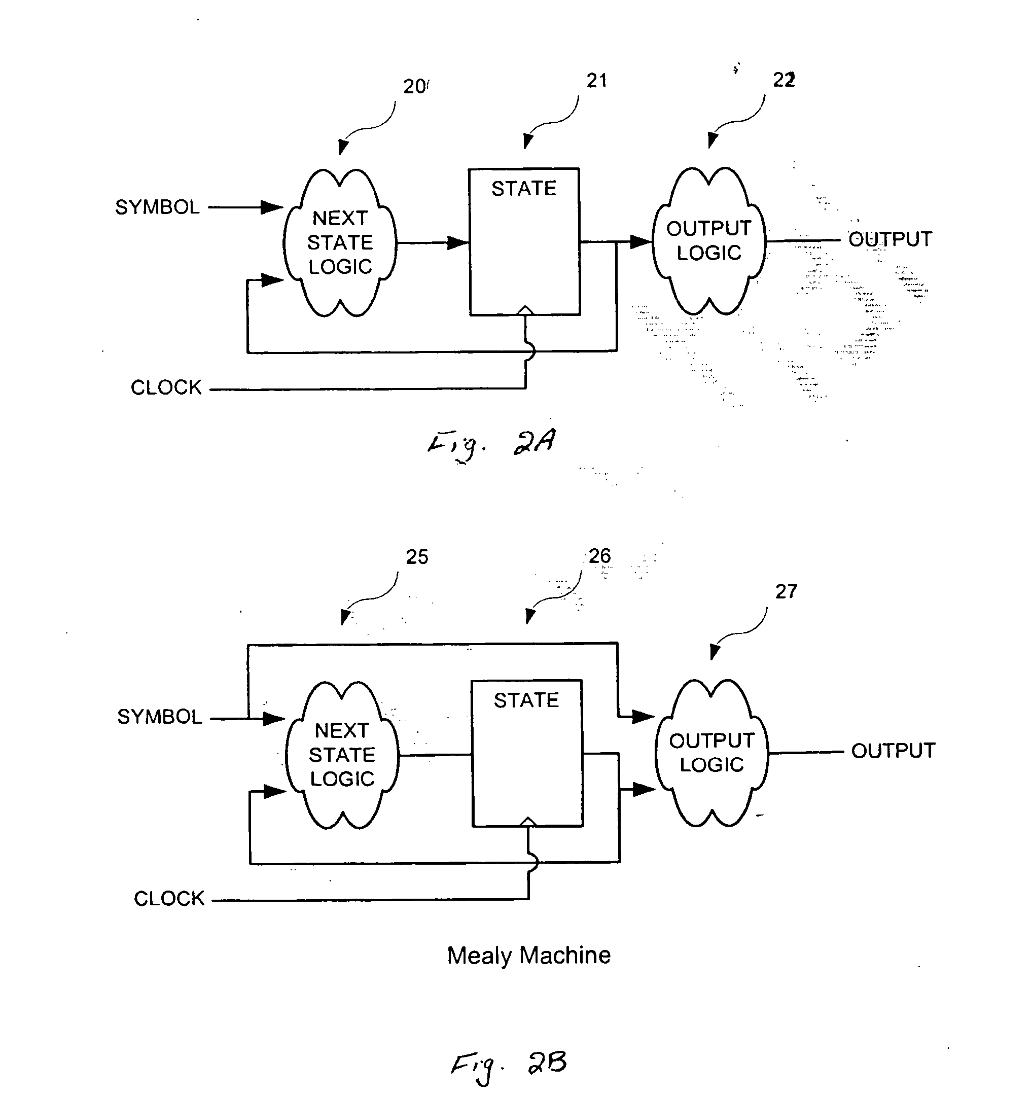 Efficient representation of state transition tables