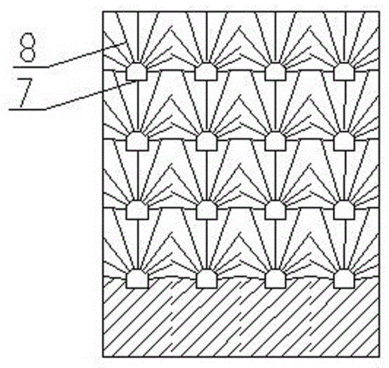 Method for blasting centralized recovery lag jambs in several times