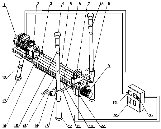 An all-electric coal mine tunnel drilling rig